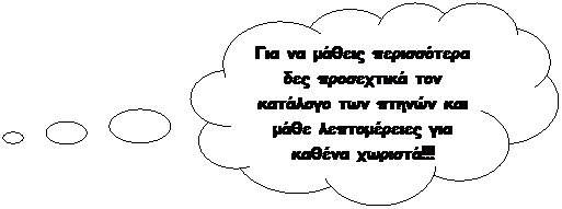 Επεξήγηση με σύννεφο: Για να μάθεις περισσότερα δες προσεχτικά τον κατάλογο των πτηνών και μάθε λεπτομέρειες για καθένα χωριστά!!!
